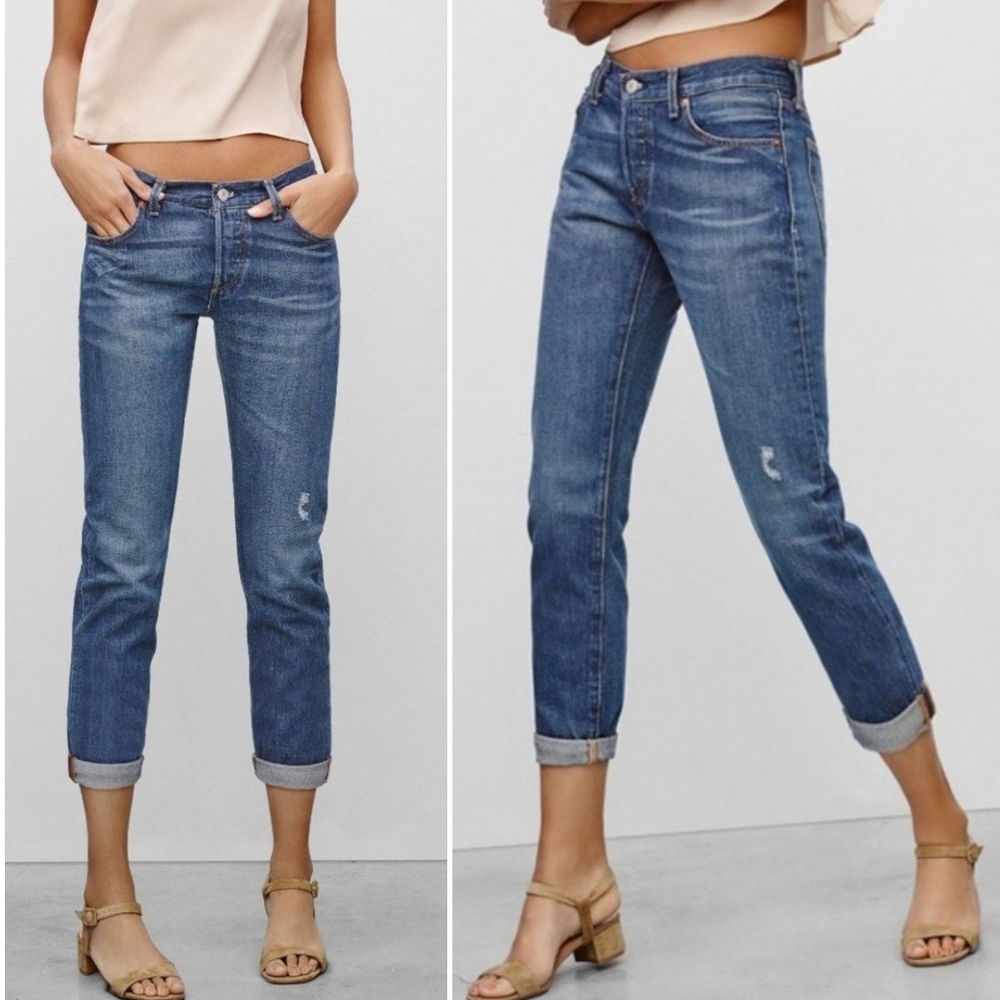 Like new Levi's 501 CT blue jeans size 29×32